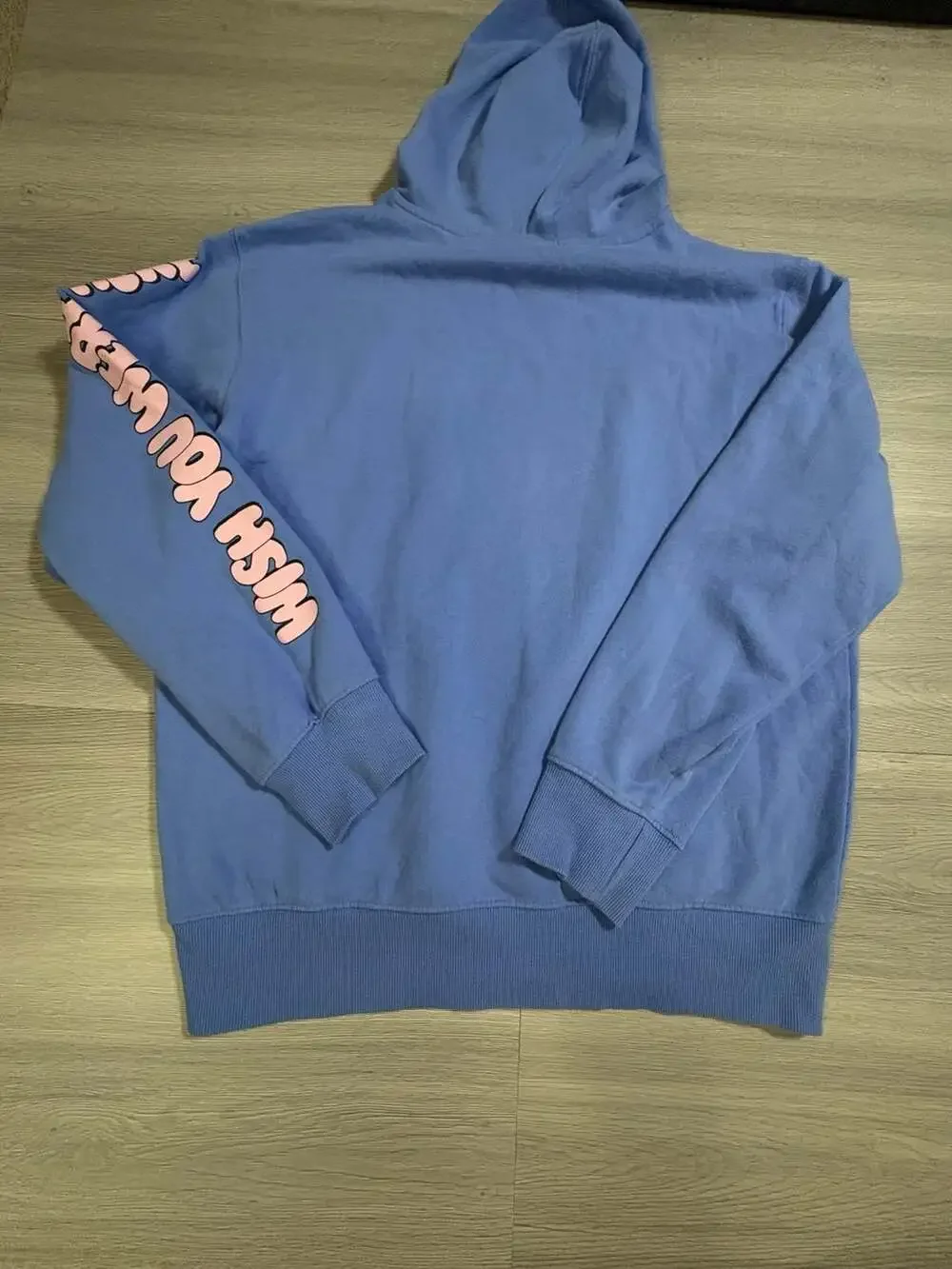Pink Floyd Wish You Were Here North American Tour 75 Light Blue Hoodie Medium